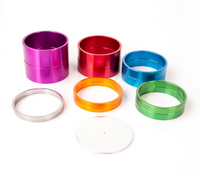 50mm Wheel Hub Spacer Set - Coloured
