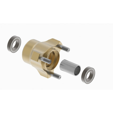COMPLETE BST FRONT WHEEL HUBAL. L.53 mm