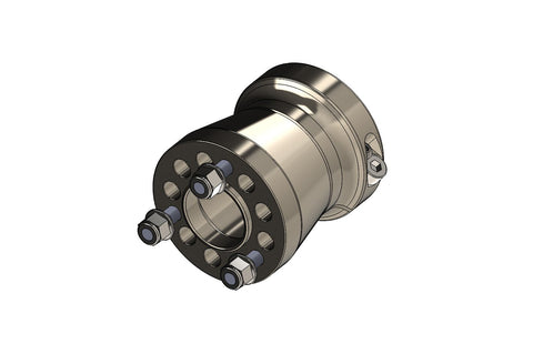 COMPLETE MAGNESIUM REAR WHEEL HUB 90X50MM 1 SCREW