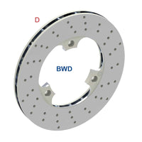 REAR BRAKE DISK D.180x130FOR SELF-VENTILATED HUB