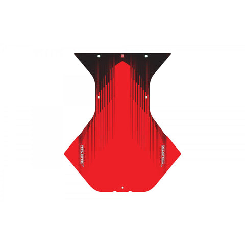 Red speed kart floor-plate complete with sticker