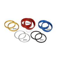 Coloured Wheel Hub Spacer Kit -50mm