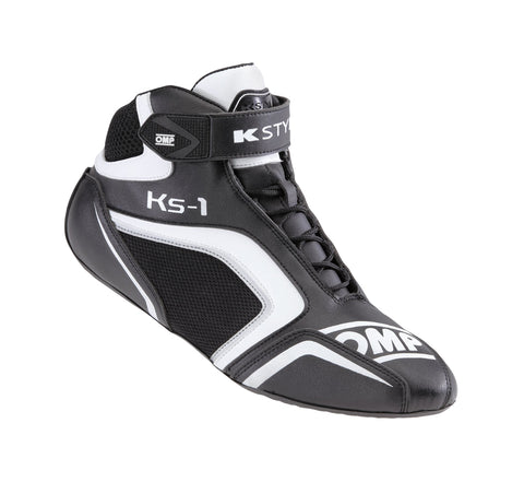 OMP Karting Boots KS-1 Black | White | Grey