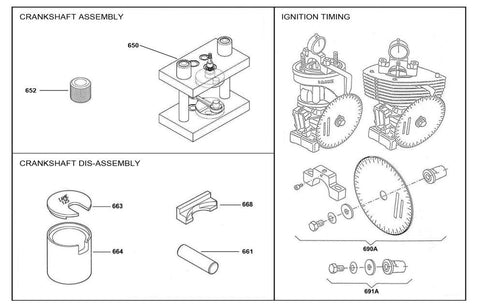 Crankshaft Assembly/Disassembly Timing Control Group - KA100