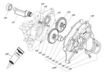 Balance Shaft & Gears - X30