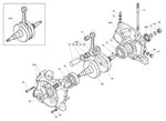 Crankcase & Crankshaft Parts - X30